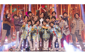 WEST.＆関西ジュニア、コラボパフォーマンス 藤井流星は“似ている”後輩とキメ顔披露しスタジオ驚き「兄弟じゃん」【Star Song Special】 画像