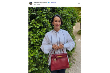 中村江里子アナ「フリフリ水着を着てみました」全身ショットに反響「人形みたいなプロポーション」「脚がまっすぐで綺麗すぎる」 画像