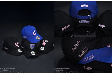 BLACKPINK×ニューエラ×MLB（TM)、ハートロゴ入りヘッドウェアを3月23日発売 画像