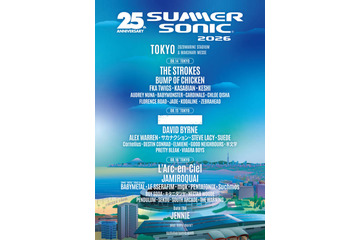 『SUMMER SONIC 2026』日程別ラインナップ発表｜Xでも「サマソニ」トレンド入りで注目集める 画像
