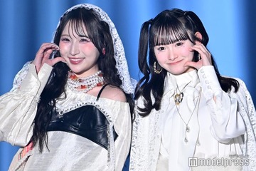 CANDY TUNE小川奈々子＆≒JOY山野愛月、仲良く顔ハート グループ超えたペアランウェイ【IDOL RUNWAY COLLECTION 2026】 画像