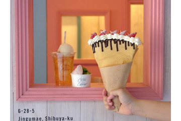 原宿に「クレープとエスプレッソとジェラートと」パリパリ生地＆多彩なフレーバーのデザート体験提供 画像