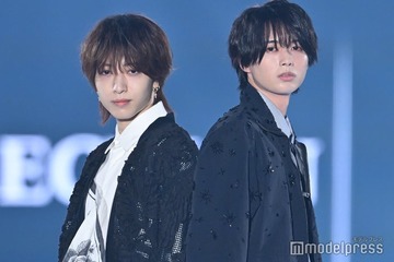 【KEY TO LIT井上瑞稀＆中村嶺亜「TGC」舞台裏囲み取材ほぼ全文】5人で出演したら挑戦したいことは“ケータリング” みじゅれあコンビの共通点は？「もっと2人でおっきなお仕事を掴めたら」 画像