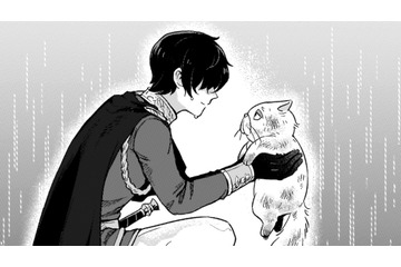 威嚇する猫や犬から逃げ回ってもうボロボロ…そんな私を拾い上げてくれたこの人は誰？【根暗騎士による溺愛満喫中のブサ猫、実は聖女です！#23】 画像