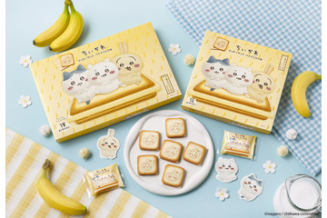「ちいかわ」×「東京ばな奈」コラボ第2弾！クッキーサンド＆トートバッグセット登場 画像