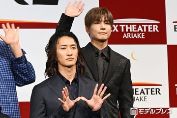 Snow Man岩本照、ミュージカルで「10キロ痩せることも」体作り明かす 三代目JSB岩田剛典「勉強になります！」【EXシアター有明オープニングラインナップ発表会】 画像