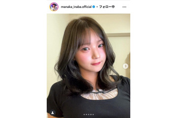 元Juice＝Juice稲場愛香、深めスリットから美太ももチラリ「スタイル抜群」「脚綺麗で憧れる」と反響 画像