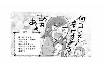 幸せすぎて悶絶…！家事代行でやってきた猫に初めての猫吸い【家政婦よんだら猫がきた #８】 画像
