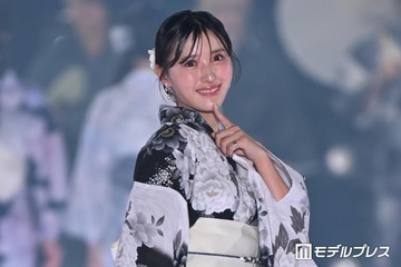 美人プロゴルファー・臼井麗香、艶やか浴衣姿でランウェイ降臨 堂々ウォーキングで会場魅了【関コレ2026S/S】 画像