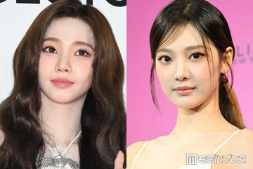 aespaニンニン＆カリナ、美肌輝くキャミ姿2ショットに熱視線「デコルテが綺麗すぎる」「仲良しで微笑ましい」 画像