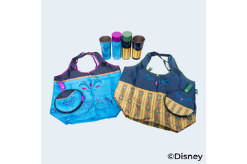 『アナと雪の女王』アナ＆エルサのドレスモチーフのランチ・エコバッグシリーズ発売 画像