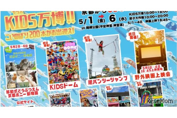 【GW2026】京都「KIDS万博」5/1-6、動物ふれあいや映画上映も 画像