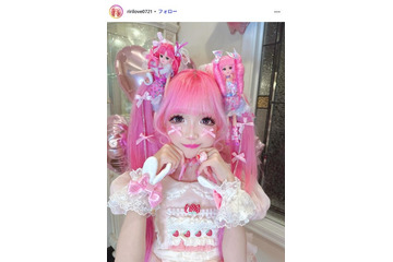 “小学生姫ギャル”りりぴ「りりぴんくに変身しちゃったよっ」ド派手新ヘアに反響相次ぐ「可愛すぎる」「サラサラストレートも好き」 画像