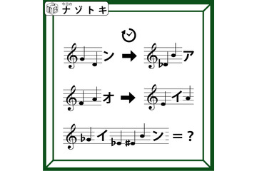 クイズです！「この音符、読めますか？」時計と矢印が表す法則も考えてみましょう【難易度LV.４・辛口】 画像