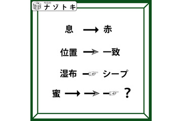 クイズです！「息が赤に、位置が一致に変化」それぞれの矢印の法則から、隠れた言葉を見つけましょう【難易度LV.３・中辛】 画像