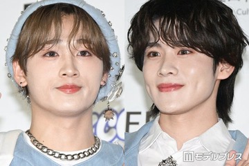 DXTEEN大久保波留＆田中笑太郎「ウチらちょーーかわいい」金髪ギャルメイクで雰囲気ガラリ「誰かわからなかった」「似合ってる」 画像