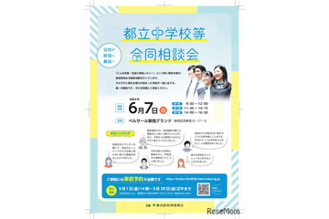 【中学受験】立川国際など12校「都立中学校等合同相談会」6/7 画像