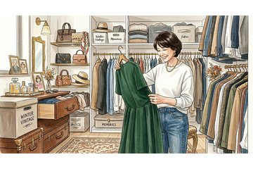 40代50代の服が捨てられない問題。「無理に捨てなくてもいいんじゃない？だって、買うのも歓び。思い出も大切」 画像