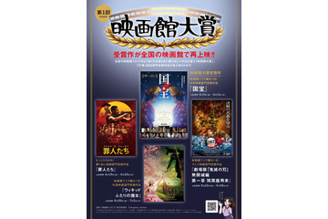 『国宝』『劇場版「鬼滅の刃」無限城編 第一章 猗窩座再来』など再上映！ 「第1回 映画館大賞」受賞記念 画像
