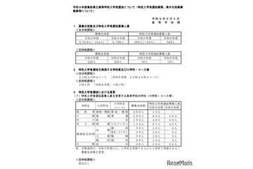 【高校受験2027】鳥取県、県立高校全日制3,614人募集…114人減 画像