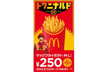 マクドナルド「マックフライポテト」で12日間限定で特別価格に “ガーリックステーキ味”との組み合わせも 画像