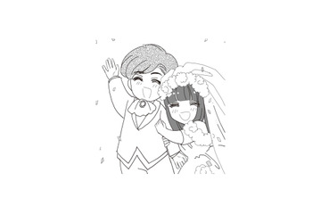 無事に結婚式を挙げたパパと彼女。そんなふたりを見つめる娘の表情は…【パパ、赤ちゃんが生まれないなら再婚してもいいよ #５】 画像