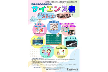 兵庫教育大「サイエンス祭」7/6から申込…先着順 画像