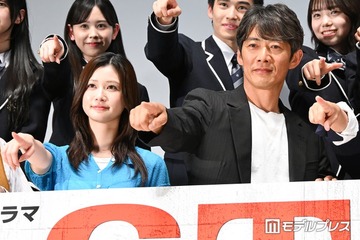 反町隆史・生見愛瑠・生徒キャストら19人「GTO」キャストが豪華集結 ファンとハイタッチで急接近 画像