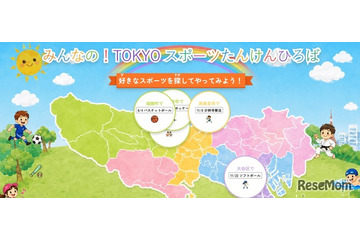 東京都、子供向けスポーツ情報ポータル開設…アーバンスポーツも掲載 画像