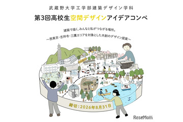 武蔵野大、高校生対象「空間デザインアイデア」作品募集 画像