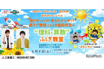 【夏休み2026】三菱みなとみらい技術館、理科・算数のふしぎ教室8/8 画像