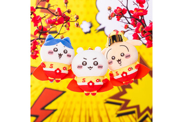 「ちいかわ」×スッパイマンコラボグッズ、8月7日発売！Tシャツやマスコットなど全5アイテム 画像
