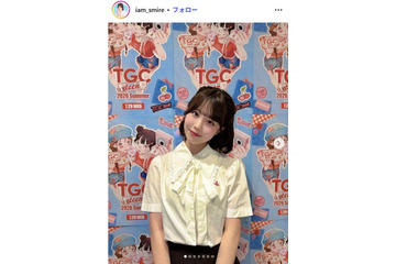 「今日好き」表すみれ、美肩際立つノースリ姿に熱視線「心奪われる美しさ」「どの写真も素敵」 画像