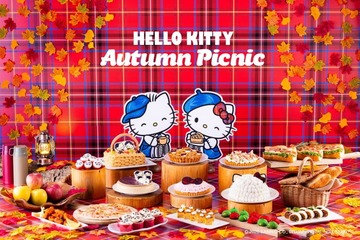 “ハローキティ＆ディアダニエル”の秋スイーツビュッフェ、ヒルトン広島で開催 画像