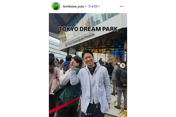 2児の父・元テレ朝アナ、金髪になったモデル息子との2ショットに反響「イケメン親子」 画像