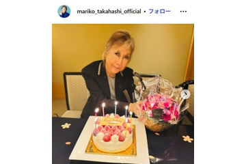高橋真梨子「33年ありがとう」夫顔出し結婚記念日ショット公開「憧れのご夫婦」「仲良しで本当に素敵」 画像