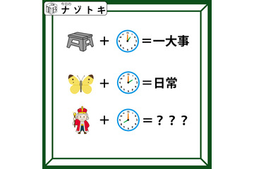クイズです！「この図の計算ができる？」イラスト＋時間で右の言葉になる理由を考えましょう【難易度LV.３・中辛】 画像