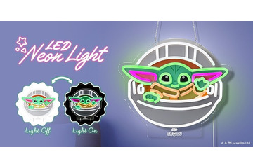 グローグーが光る！「スター・ウォーズ」グローグーのLEDネオンライト発売 画像
