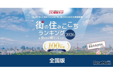 1位は3年連続で北海道の…街の住みここちランキング2026 画像