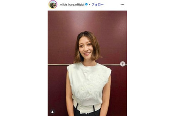 原幹恵、第1子出産発表 赤ちゃんの写真公開「日々の成長を感じながら幸せな時間を過ごしております」 画像