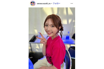 テレ朝・鈴木新彩アナ「あと2回」サブMC卒業発表「Mステ」セットでのノースリ衣装ショット公開「透明感すごい」「最後まで見届けます」の声 画像
