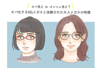 そのメガネ、大丈夫？「オバ見えメガネ」と「オシャレメガネ」の違いを解説 画像