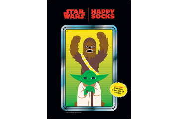 ヨーダやジャバデザインも！80年代レトロトイにインスパイア『スター・ウォーズ』レッグウェア発売「Happy Socks」 画像