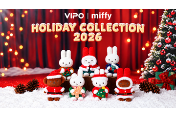 ミッフィーたちがクリスマス仕様に！リースやツリーを抱えた「ホリデーコレクション」登場 画像