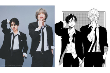 「うるわしの宵の月」なにわ男子・道枝駿佑＆安斉星来、原作オマージュカット公開 黒スーツ姿＆無邪気に頬張る食事ショットも 画像