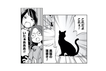 無人の古着屋でついに“黒猫の落書き”を発見!? 気になる真相は…【ブラガール #17】 画像
