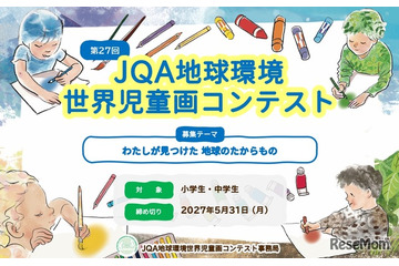 JQA地球環境世界児童画コンテスト、小中学生の作品募集 画像