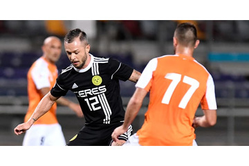 元Jリーガー出場のACL予選、仰天の「ガムテ背番号」が話題に！ 画像