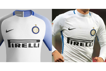 インテル、アウェイユニフォームが何か違う…どこが変更に？ 画像