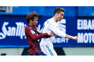 乾のエイバル、ロナウドにやられた…レアル戦の「全得点シーン」を動画で見る 画像